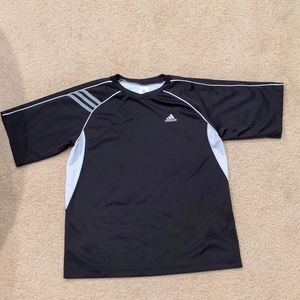 Adidas Black Tees/ big boy